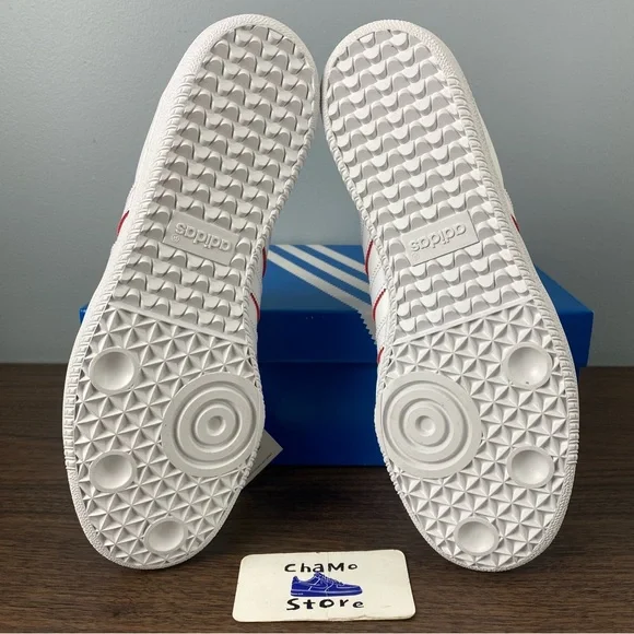 Adidas Originals Samba Vegan x Minnie Mouse White Sneakers GY1890 Men's Sz - Picture 8 of 9